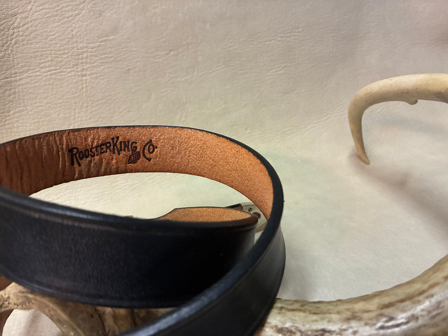 Old Style Western Belt Black オーダーメイド