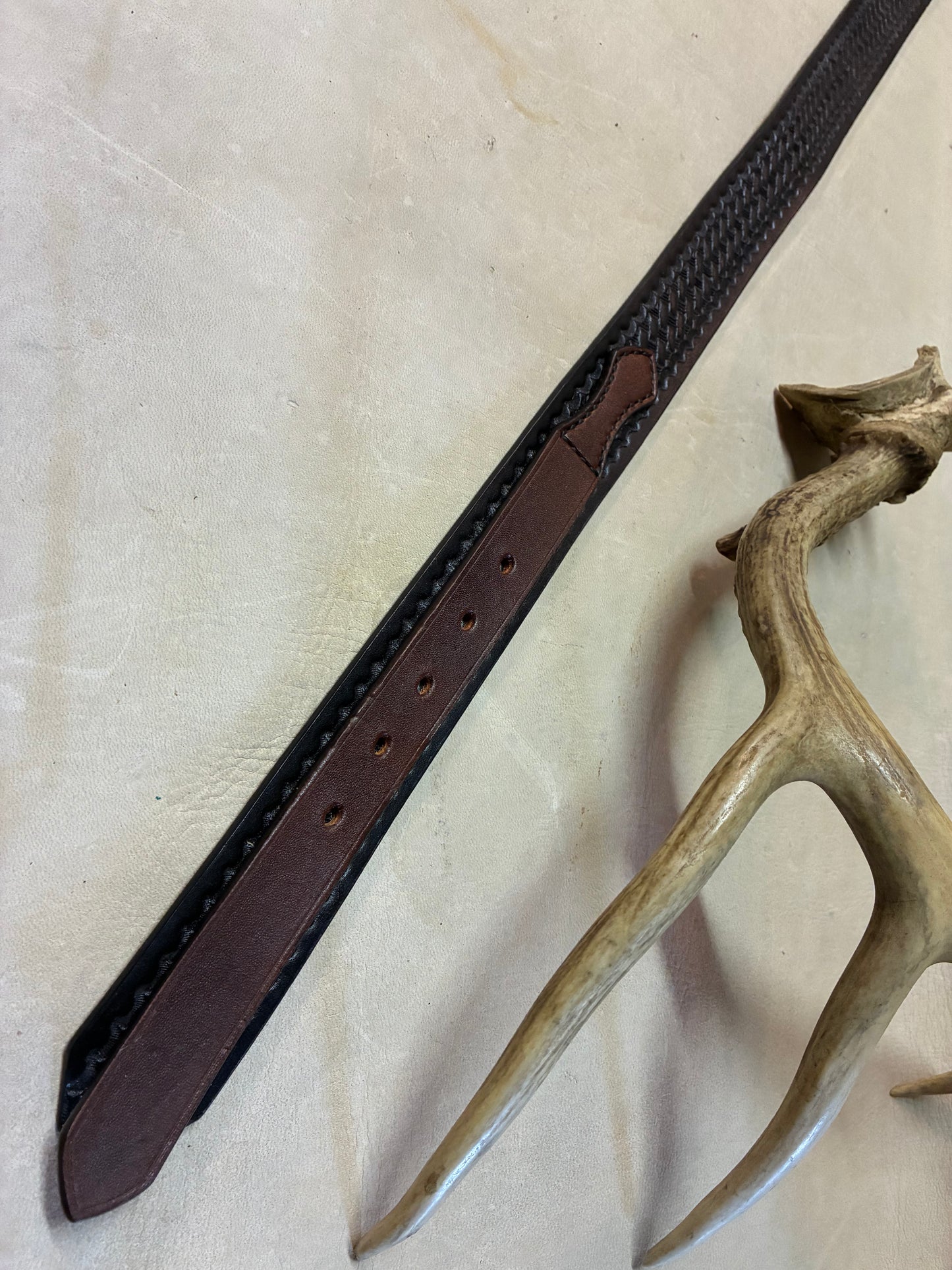 Ranger Type Belt Basket Wave Black & Brown
