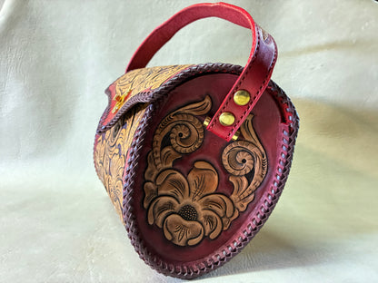 Carving BAF PALM SPRING HANDBAG