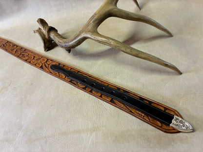 50's Style Ranger Style Western Flower Curving Belt オーダーメイド