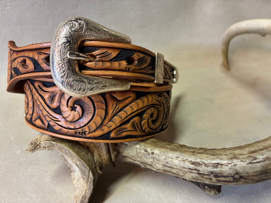 40's Style Hand Carving Belt オーダーメイド