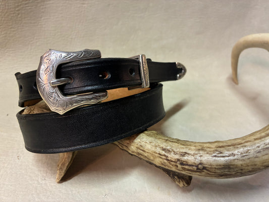 Old Style Western Belt Black オーダーメイド