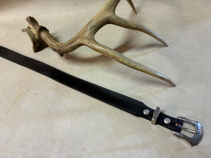 Old Style Western Belt Black オーダーメイド