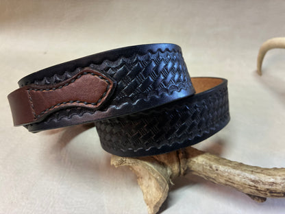 Ranger Type Belt Basket Wave Black & Brown