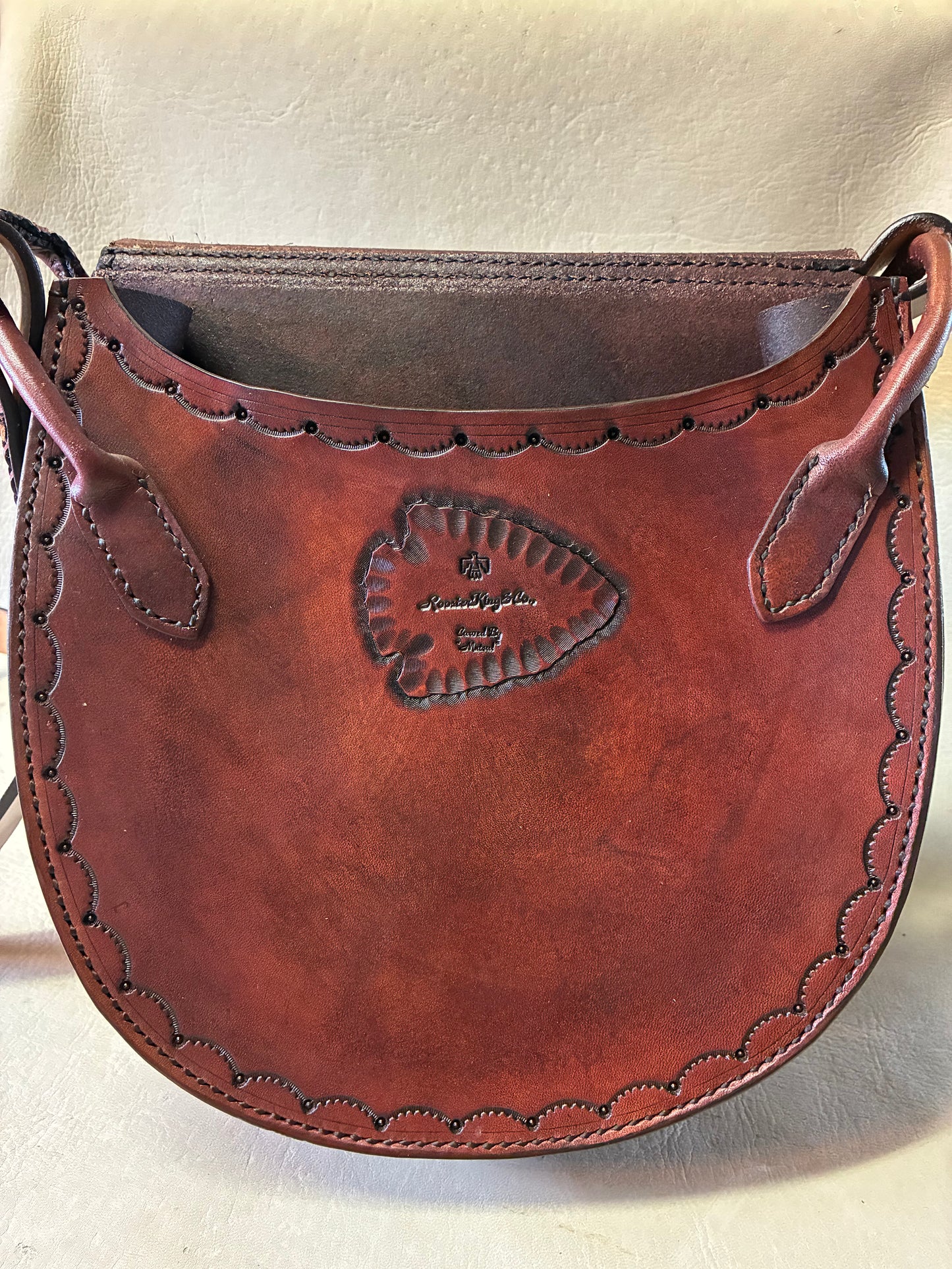 Native Indian Hand Carving Medicine Shoulder Bag