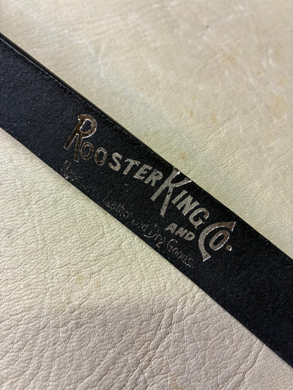 STAR ENGRAVED BUCKLE BELT